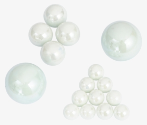 White Pearl Marbles, White, Large - Stock Photography