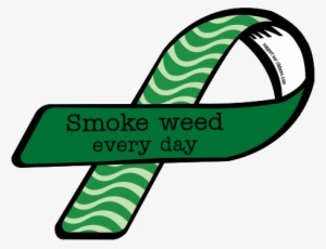Smoke Weed / Every Day - Leukemia And Lymphoma Ribbon