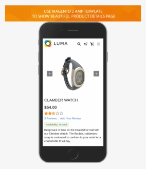 M2 Accelerated Mobile Pages For Magento - Magento Mobile First Luma