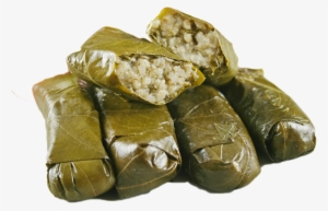 Grape Leaves Stuffed With Rice, Onions, And Tomatoes, - Stuffed Grape Leaves Png