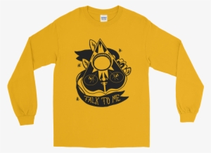 These Were Halloween Planchette Tees For The Company - Yellow Mustard Long Sleeve Top