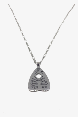 Mystic Eyes Ouija Planchette Stainless Steel Necklace - Necklace