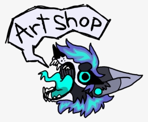 Art Shop Sign - Clip Art