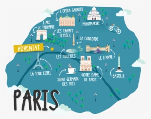 Carte De Paris - Paris