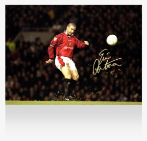 David Beckham Signed Mounted Photo Display Manchester - Eric Cantona