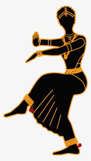 Silhouette At Getdrawings Com Free For Personal - Bharatanatyam Clipart
