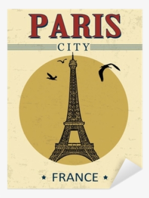 Vinilo Pixerstick Torre De La Torre Eiffel De París - Art Print: Radubalint's Eiffel Tower Tower From Paris