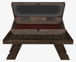 Lowtablewdisplaycase01 - Bench