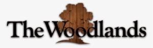 The Woodlands Logo Woodgrain Contrast - The Woodlands