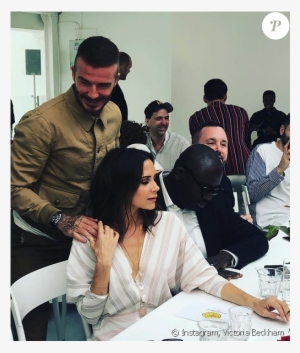 David Et Victoria Beckham, Edward Enninful Et Kim Jones - David And Victoria Beckham 2018