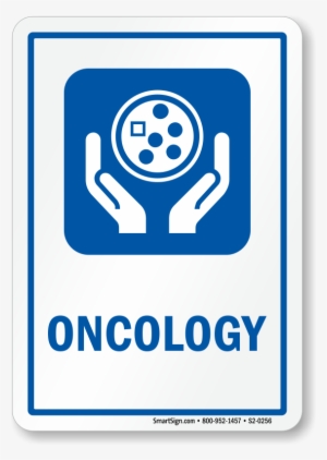 Oncology Cancer Hospital Sign With Cancer Cell Symbol - Social Services