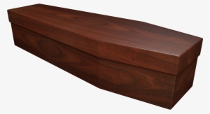 Woodgrain Cardboard Coffin - Cardboard