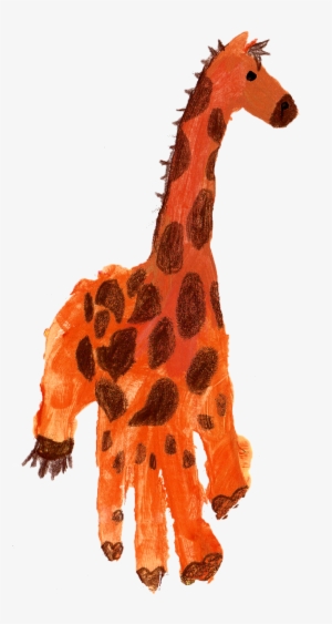 Hand Print Giraffe - Infant