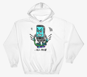 Image Of White Cell Phone Jumping Hoody - Bts Hoodie