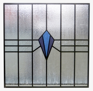Basic Art Deco Stained Glass Panel - Stained Glass