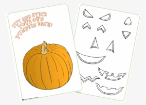Pumpkinfacemakecover - Halloween Activities Cut And Stick