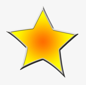 Yellow Framed Star Drawing - Sign