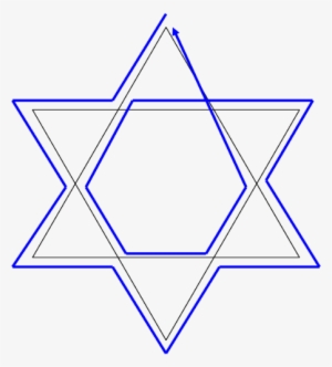 Can You Draw A 6-sided Star Of David Without Lifting - Jpeg