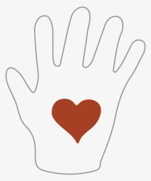 Nancy Ging Logo Hand Heart - Hand Heart