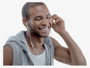 Listening To Music - Man Listening To Music Png