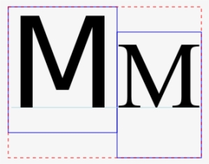 Two 'm' Glyphs From Different Fonts Aligned To Their - W S M Partners Llp