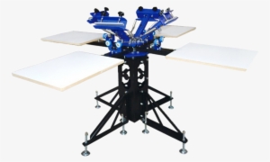 4 Colour 4 Station Machine Screen Print - 4 Color 4 Station Screen Printing Press