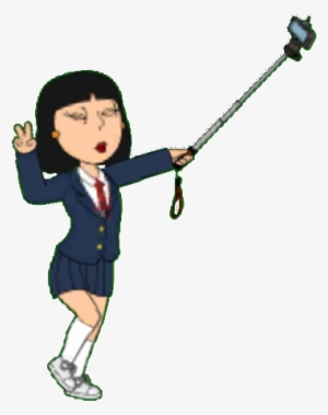 Mobster Character Profile - Girl Taking Selfie Clipart Png