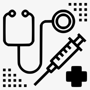 Png File - Stethoscope And Syringe Icon