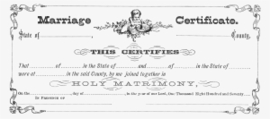 This Is A Vintage Digital Stamp I Created From An 1870's - Victorian Marriage Certificate