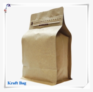 Food Grade Kraft Paper Flat Bottom Pouch With Window - Bag
