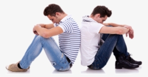 Counselling For Gay Couples - Sitting Back To Back