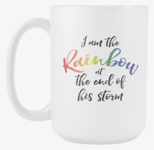I Am The Rainbow At The End Of His Storm 15oz Lgbtq - Stylish Script "maid Of Honour" Personalised Tote Bag