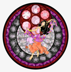 Disney Image - Stained Glass Esmeralda Kingdom