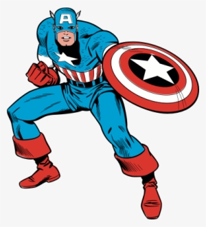They're Scratch Resistant And Have A High-gloss Finish, - Captain America Logo Magnet