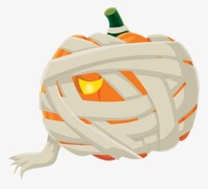 Halloween Mummy Pumpkin Png Clip Art Image - Illustration