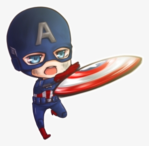 Captainamerica Marvel Superhero Avengers Chibi - Капитан Америка Чиби