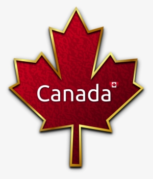 How To Set Use Maple Leaf 5 Icon Png - Red And Gold Canada Maple Leaf Round Ornament