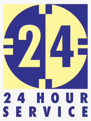 24 Hour Service Logo Png Transparent - 24 Hours Room Service