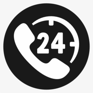 24 Hour Locksmith - 24 Hour Icon White Png
