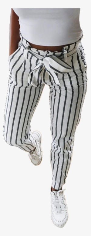 Pantalones Ruth - Blanco - Trouser Stripe Women