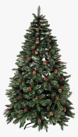 Christmas Tree Red Berry - 7ft Pre Lit Christmas Trees