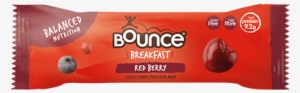 Red Berry Breakfast Bars - Bounce - Protein Energy Bites - 90g Sweet & Salty