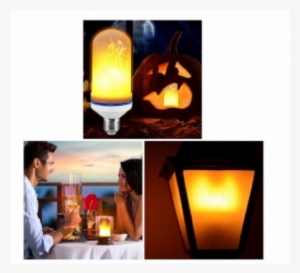 Led Flame Effect Fire Light Bulbs,2 Modes Creative - Luffy Star Light - Illuminate Your Life. Made
