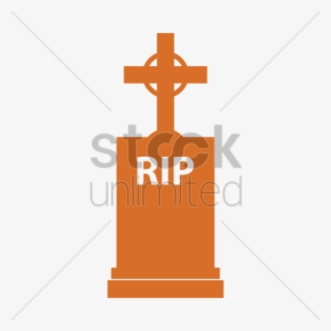 Gravestone Clipart Rip Cross - Headstone