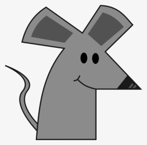 Rat Clipart Creepy - Easy Cartoon Cute Mouse