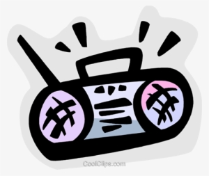 Portable Cassette Players Royalty Free Vector Clip - Illustration