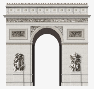 Clipart Black And White Arc De Triomphe By - Arc De Triomphe