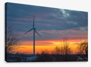 Earth Wind And Fire Canvas Print - Wind Turbine