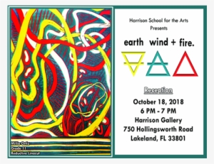 Earth Wind Fire Art Gallery Reception - Graphic Design