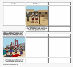 Persian Wars - Storyboard Template With Climax